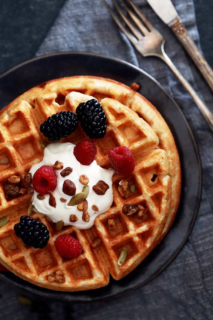 Yogurt Waffles Melanie Makes