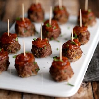 Chili Garlic Meatballs | Melanie Makes