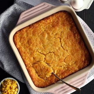 Cheesy Corn Casserole | Melanie Makes
