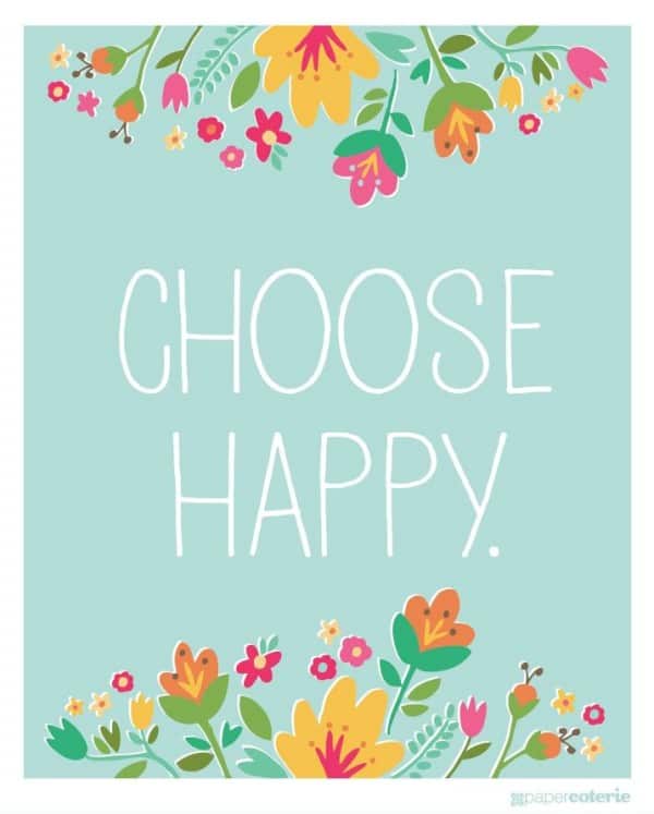Friday Find | Melanie Makes - Choose Happy