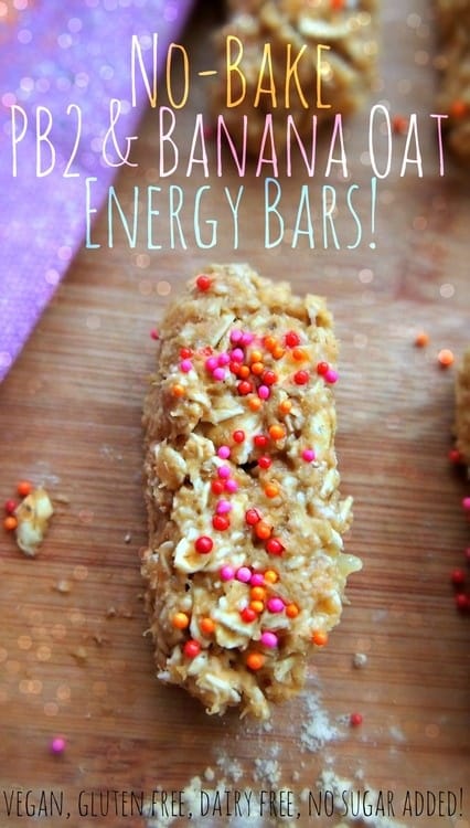 Friday Find | Melanie Makes - No Bake PB2 & Banana Oat Energy Bars