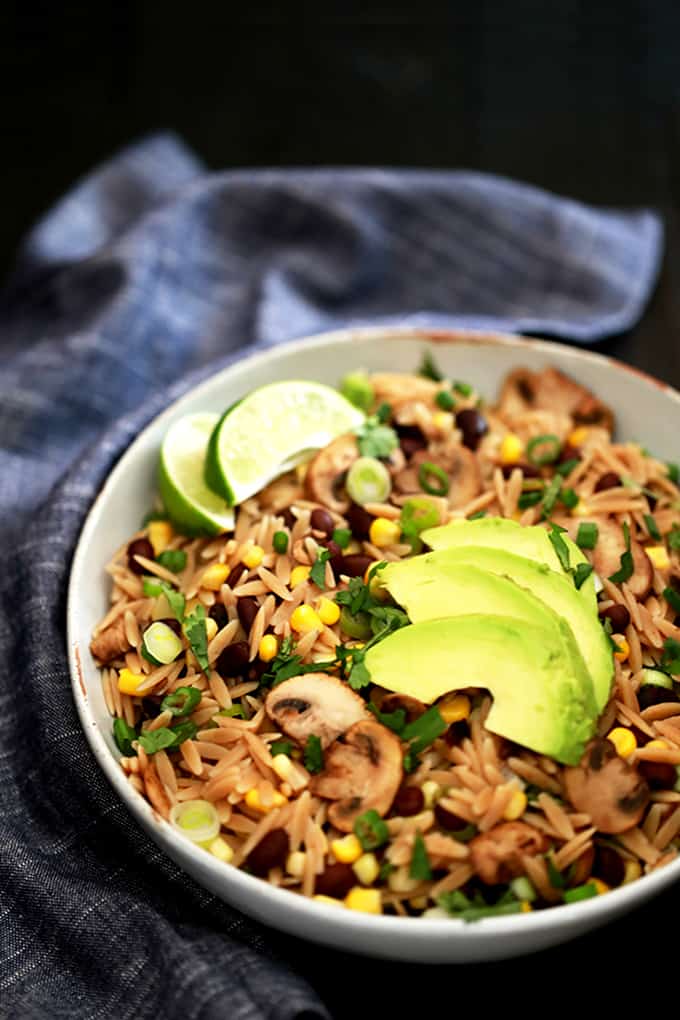 Orzo and Black Bean Salad Melanie Makes