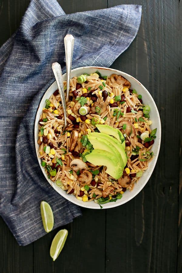 Orzo and Black Bean Salad Melanie Makes