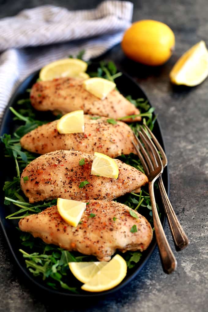 Slow Cooker Lemon Chicken Melanie Makes