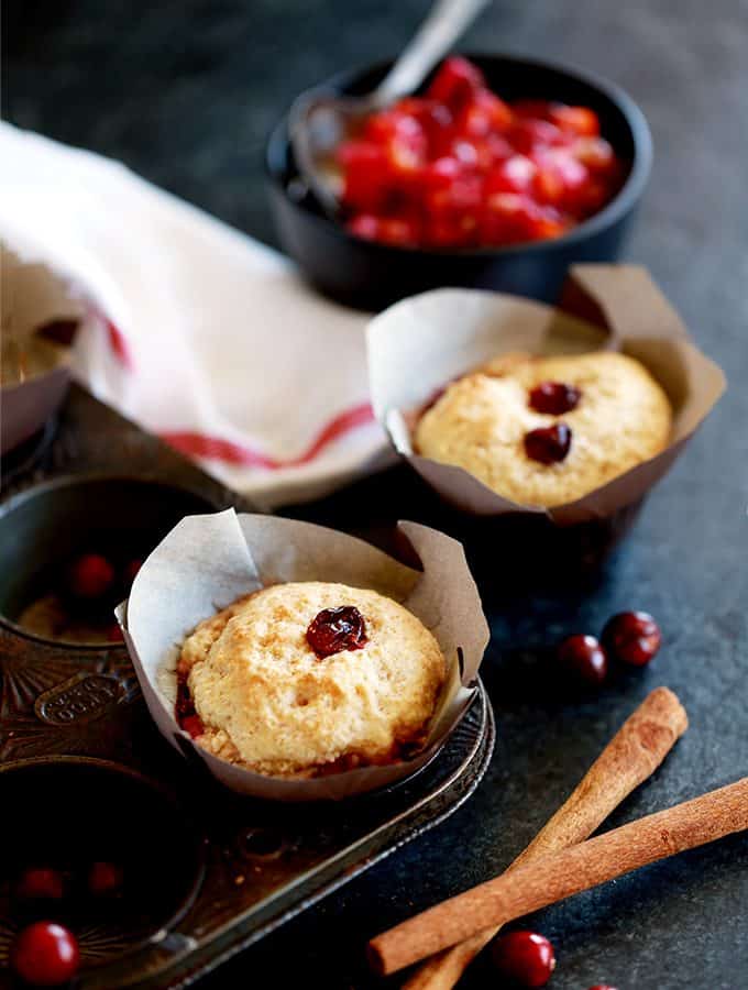 Cranberry Cobbler Muffins