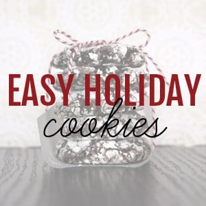 easy holiday cookies