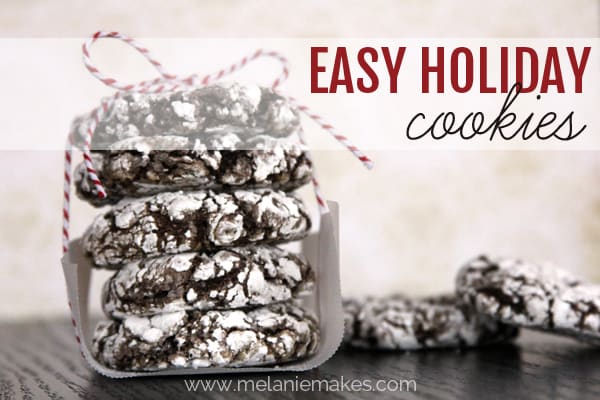 Easy Holiday Cookies | @melaniebauer at Melanie Makes