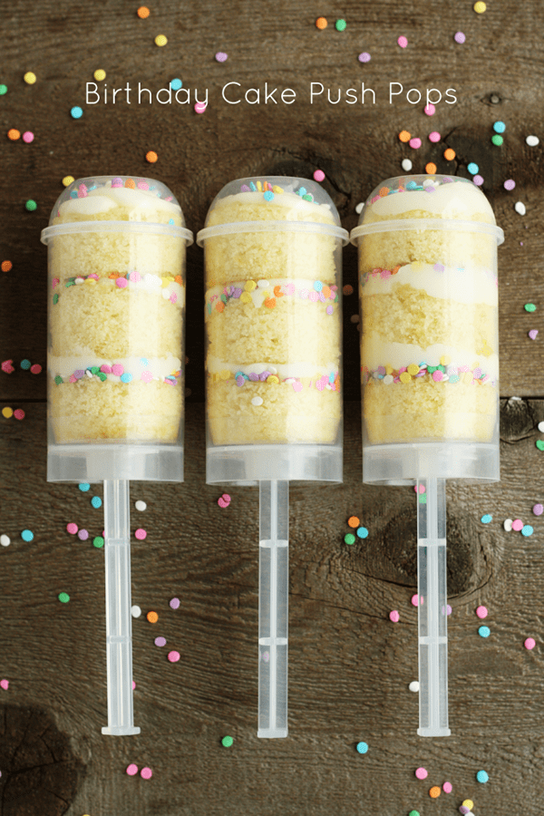 Lulu The Baker | Birthday Cake Push Pops