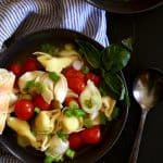 Cherry Tomato and Tortellini Soup | Melanie Makes