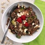 Raspberry Cashew Chicken Quinoa Bowl | Melanie Makes melaniemakes.com #JustAddTyson #ad #shop