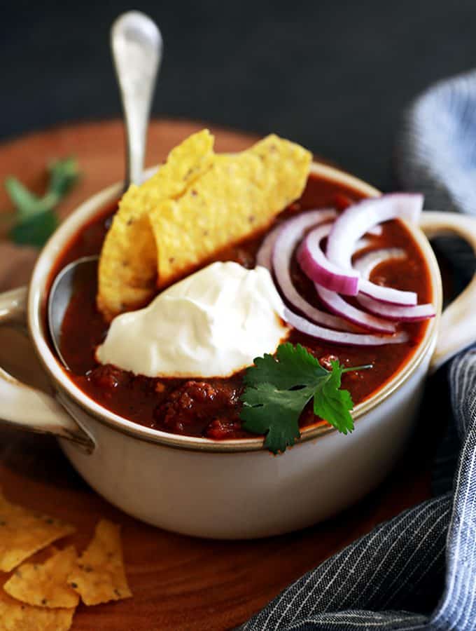 Beer Braised Beanless Chili