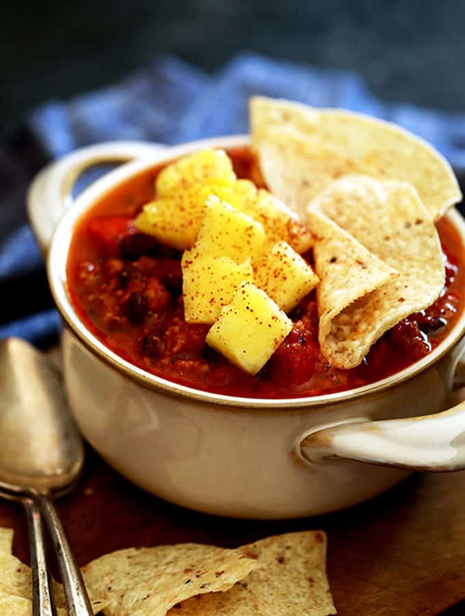 Pineapple Pork Chili | Melanie Makes