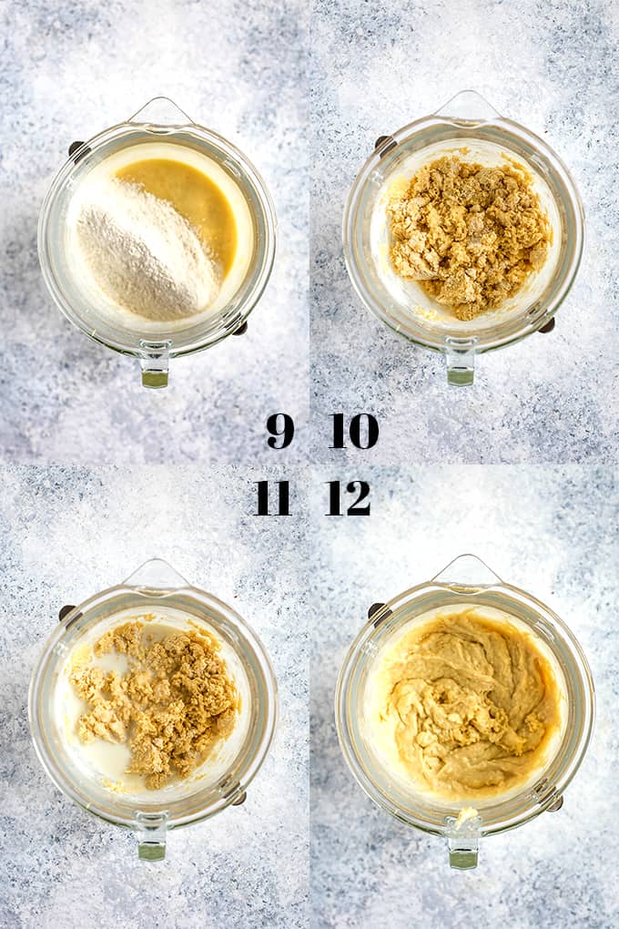 How to prepare Blueberry Lemon Almond Coffee Cake, steps 9-12.