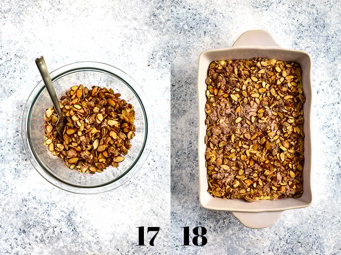 How to prepare Blueberry Lemon almond Coffee Cake, steps 17-18.