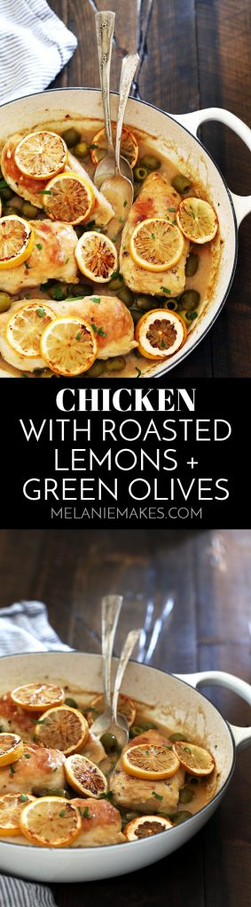 Avoid chicken burnout and awaken your weekly menu plan with this Chicken with Roasted Lemons and Green Olives. Brighten your plate and your taste buds with this dynamic duo of ingredients.