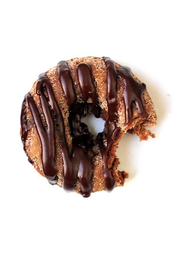 Triple Chocolate Snickerdoodle Donuts