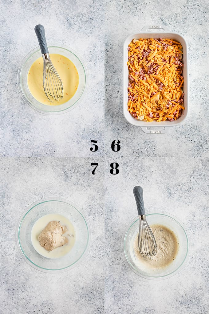 How to prepare Bridge Brunch Casserole, steps 5-8.