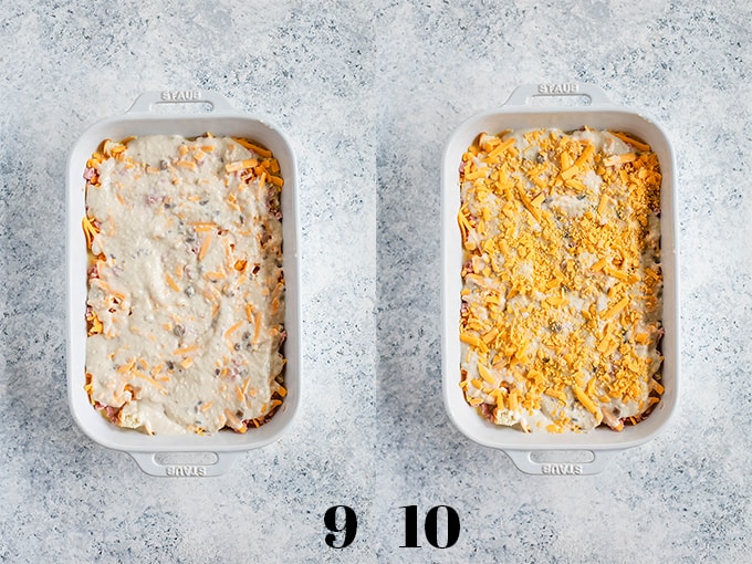 How to prepare Bridge Brunch Casserole, steps 9-10.