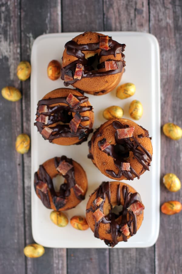 Butterfinger Nest Eggs and Bacon Donuts Melanie Makes