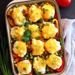 Southwest Skillet Stuffed Peppers | Melanie Makes