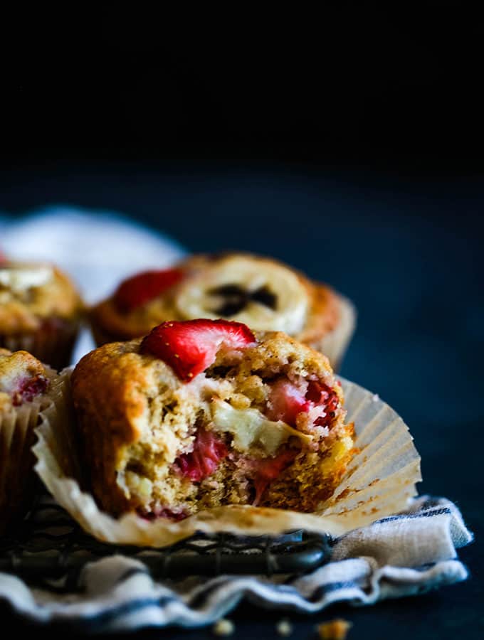 Strawberry Banana Muffins