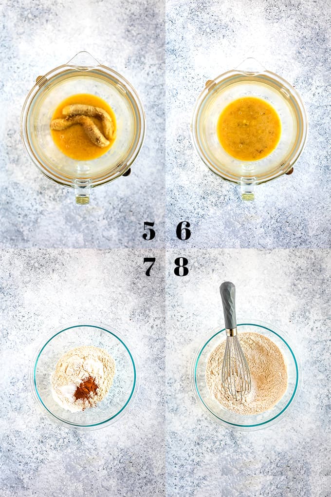 How to prepare Strawberry Banana Muffins, steps 5-8.
