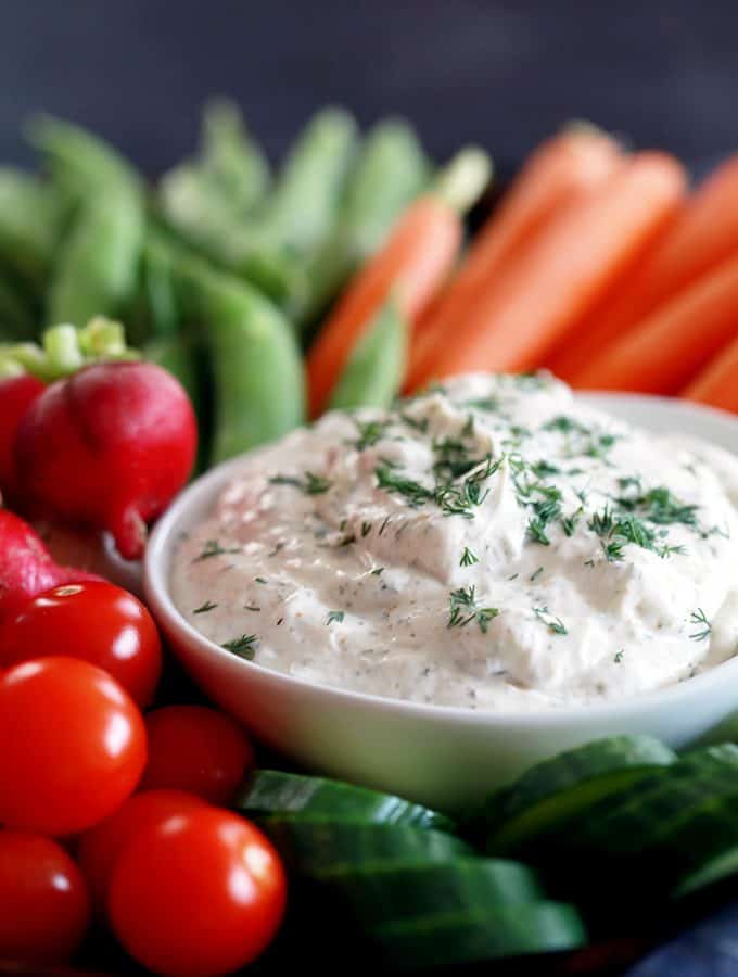 Yogurt Dill Vegetable Dip
