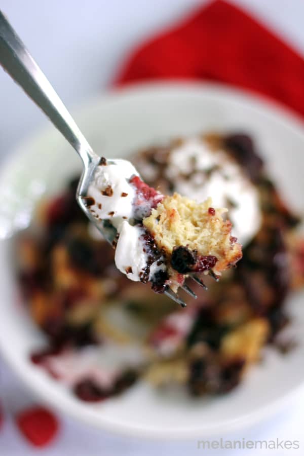Chocolate Raspberry French Toast Casserole Melanie Makes