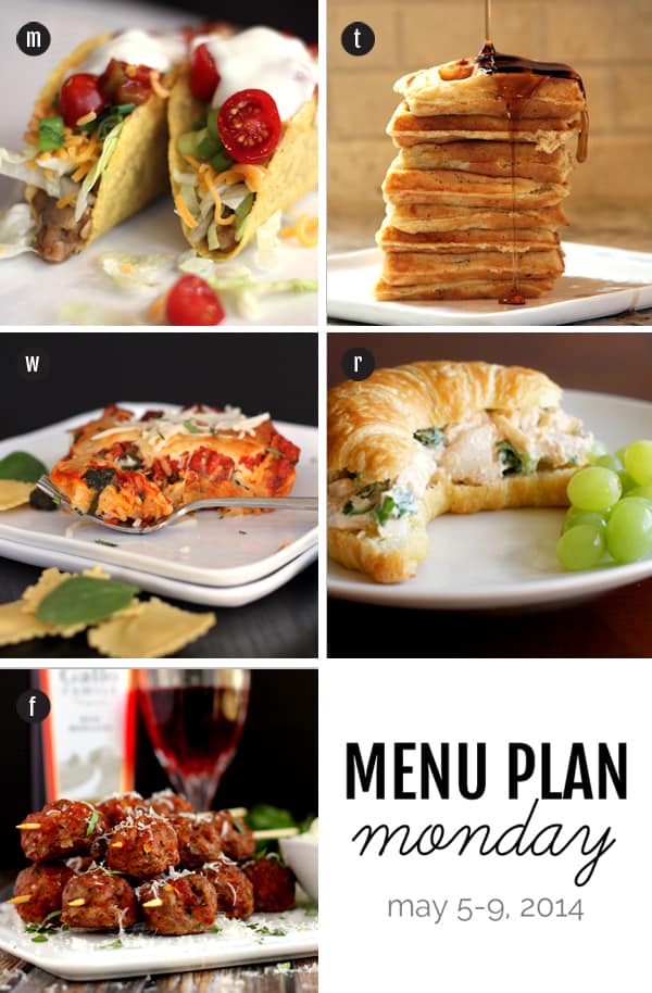 Menu Plan Monday: May 5-9, 2014 | Melanie Makes melaniemakes.com