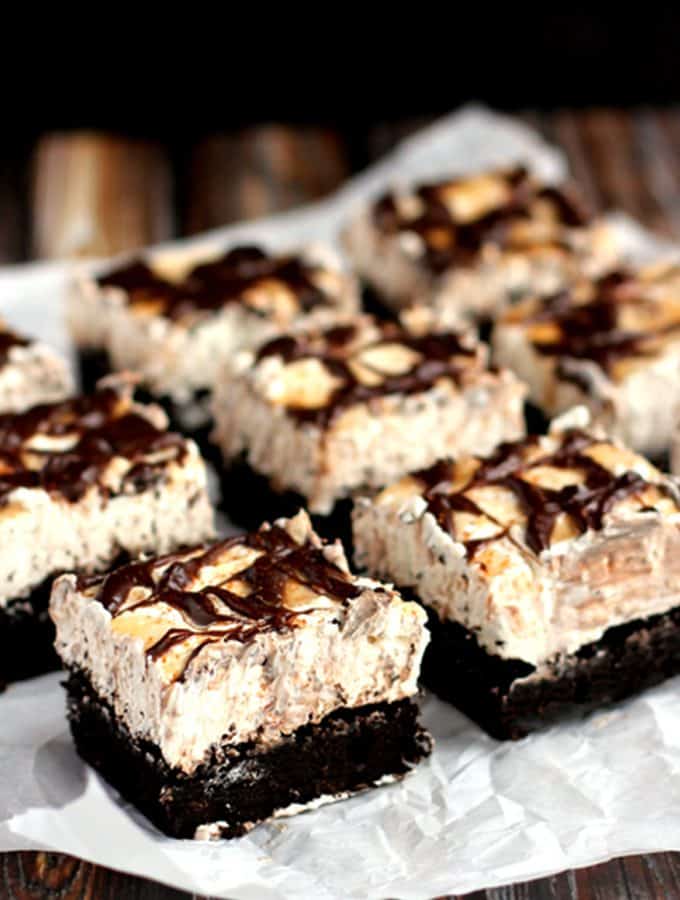 Snickerdoodle Cheesecake Brownie Bars