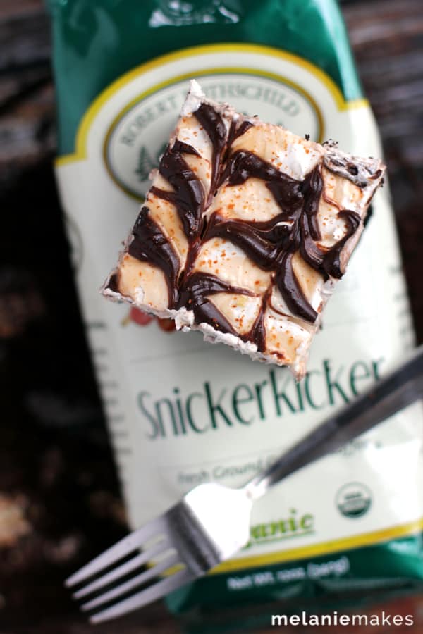 These Snickerdoodle Cheesecake Brownie Bars are the delicious combination of three different desserts. A rich, soft brownie is the base for a cinnamon cheesecake that is then topped with caramel, chocolate ganache and a dusting of cinnamon.