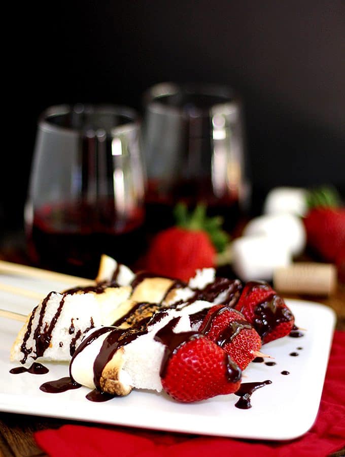 Angel Food Cake S’mores Skewers