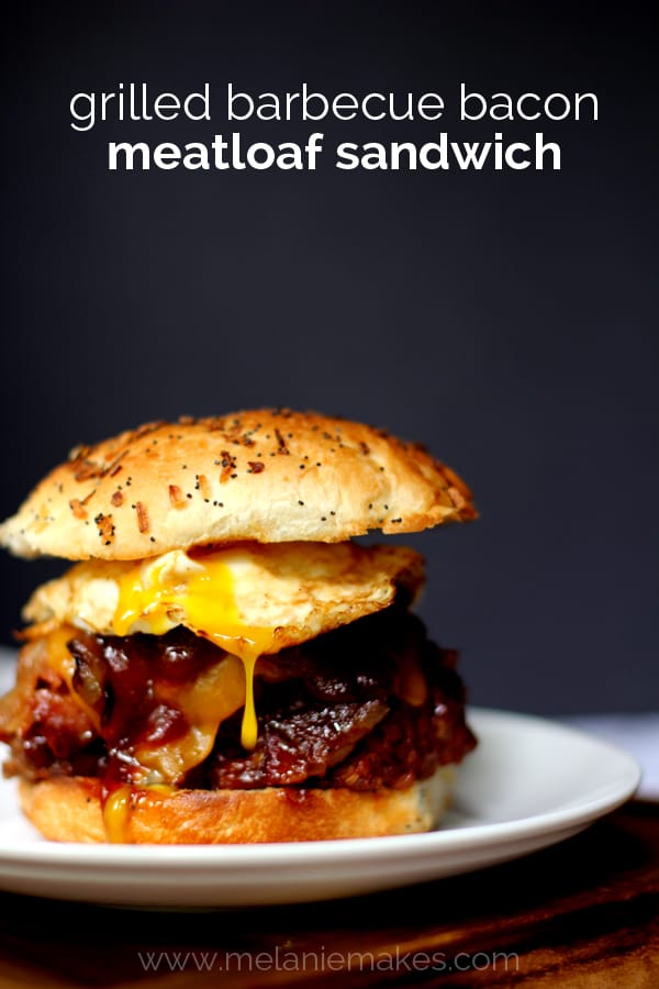 Grilled Barbecue Bacon Meatloaf Sandwich | Melanie Makes