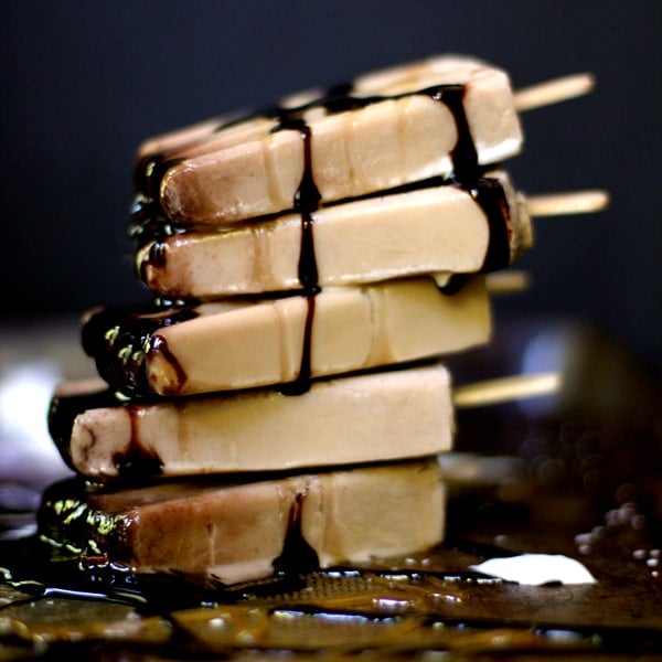 Salted Caramel Mocha Popsicles