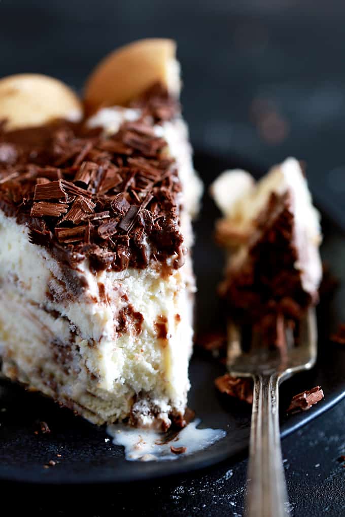 A cold and refreshing Hot Fudge Ice Cream Pie, perfect for the hottest of Summer days.  A quick and easy vanilla wafer crust is covered in layers of vanilla ice cream and homemade hot fudge sauce.  This six ingredient dessert is a family favorite and is sure to become yours, too!