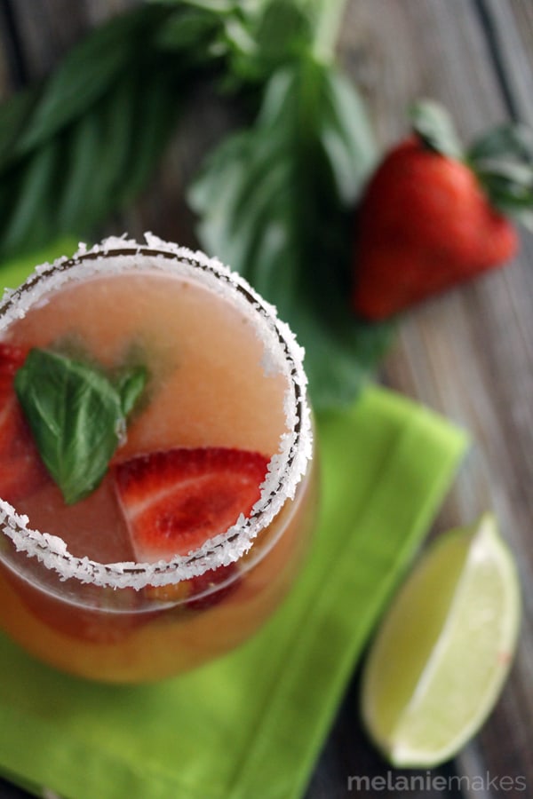 strawberry basil margarita