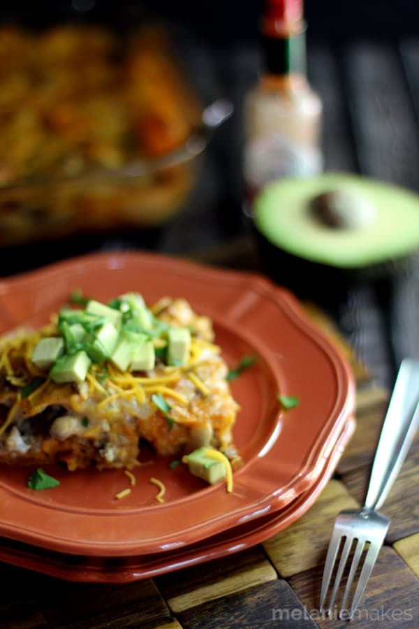 Enchilada Casserole | Melanie Makes
