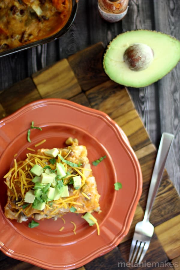 Enchilada Casserole | Melanie Makes