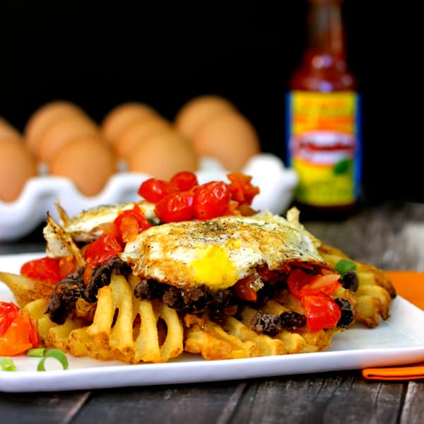 Huevos Rancheros Waffle Fries