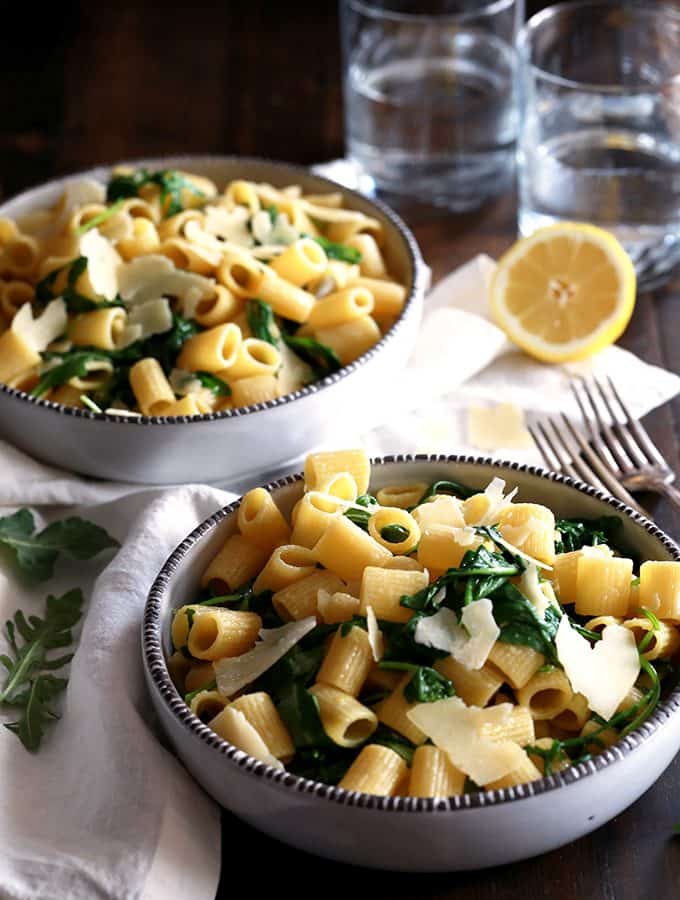 Lemon Arugula Pasta