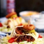 Cheeseburger Chimichangas | Melanie Makes