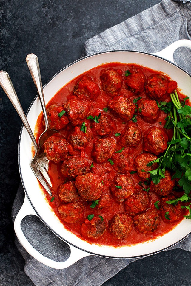 Easy Baked Meatballs Melanie Makes