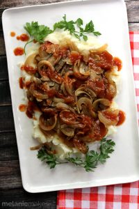Slow Cooker Cola Barbecue Beef - Melanie Makes