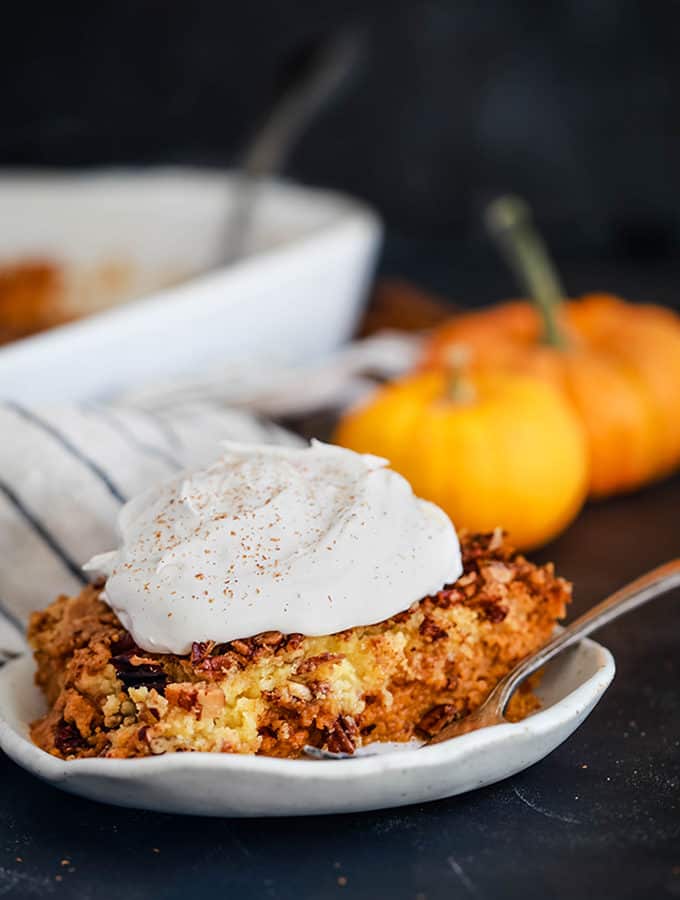 Upside Down Pumpkin Pie