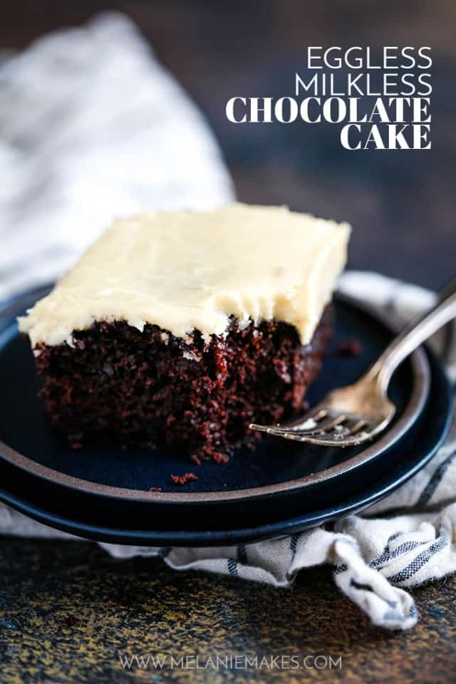 Eggless Milkless Chocolate Cake Melanie Makes