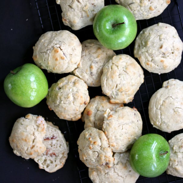 Apple Maple Bacon Drop Biscuits Melanie Makes