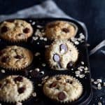 Oatmeal Chocolate Chip Muffins | Melanie Makes