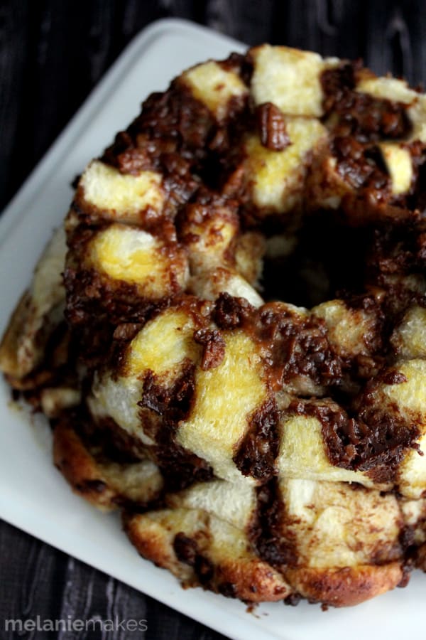 Quick and Easy Spiced Maple Pumpkin Pull Apart Rolls | Melanie Makes