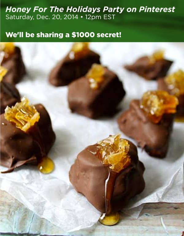 #HoneyForHolidays Party on Pinterest