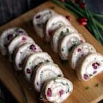 Pomegranate and Feta Pinwheels | Melanie Makes